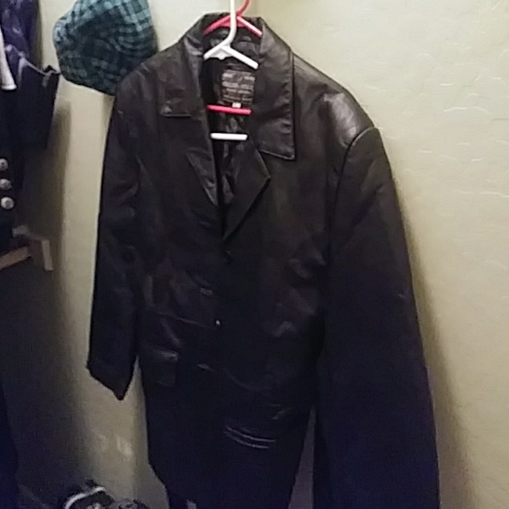Emilio Volvo premium fashion design leather jacket